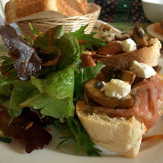 Grilled Mushroom Salad Sub