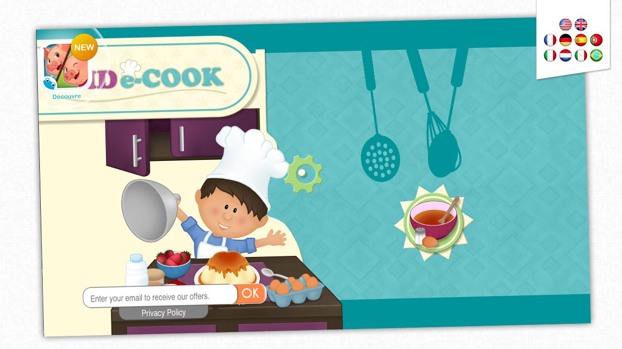 Android application KidECook - Kids Cooking Game screenshort