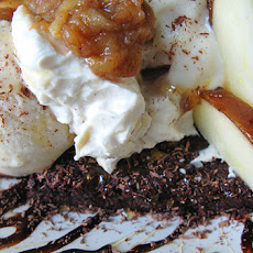 Caramel Apple Brownie Dessert