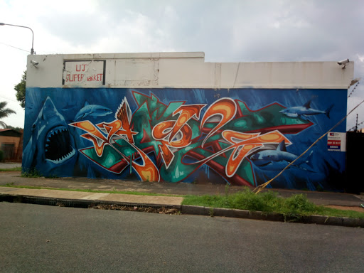 Tapz Shark Mural 
