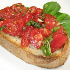 Bruschetta With Tomatoes and Basil
