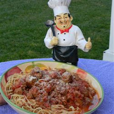Family Sicilian Sauce and Meatballs