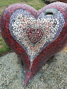 Tiled Heart Sculpture