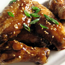 Chicken Wings with Honey-Soy Glaze