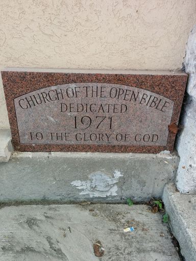 Church of The Open Bible Dedication
