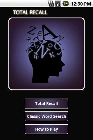 Total Recall Word Search