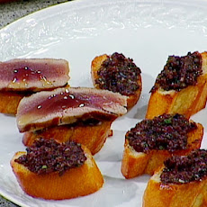 Tuna and Olive Crostini