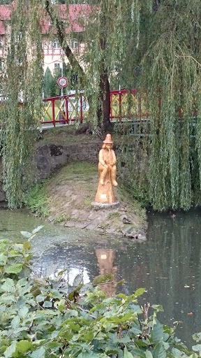 Wood Statue Vodník 