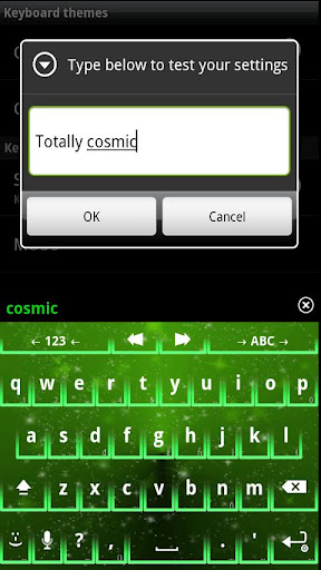 Cosmic - Green Theme