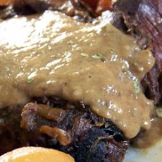 Bottom Round Roast with Onion Gravy