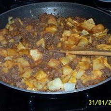 Cheesy Potato Taco Skillet