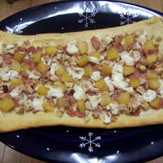 Hawaiian Chicken Cordon Bleu Pizza