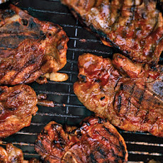 Barbecued Pork-Shoulder Chops