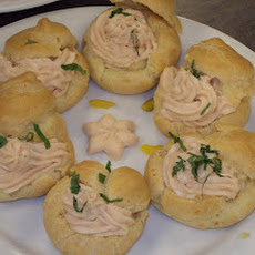 Chef J's Stuffed Smoked Salmon Mousse Profiteroles