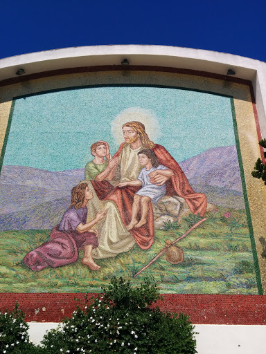 Jesus The Shepard Mosaic Mural