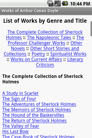 Works of Arthur Conan Doyle