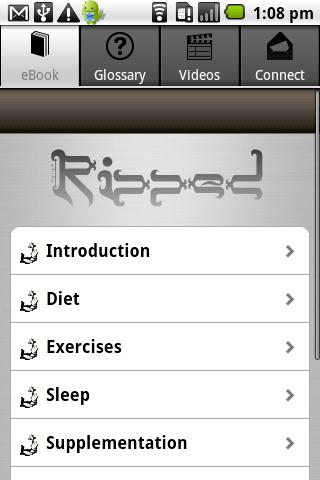 Ripped Gym Diet Exercise Guide