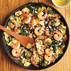 Warm Pasta Salad with Shrimp
