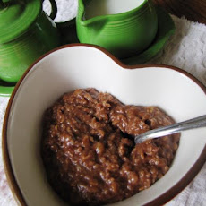 Chocolate Banana Porridge (Oatmeal)