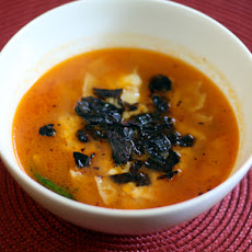 Dinner Tonight: Tortilla Soup with Fried Pasilla Chiles
