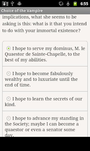 choice-of-the-vampire for android screenshot