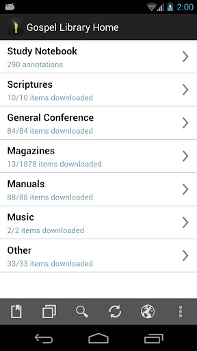 lds-gospel-library for android screenshot