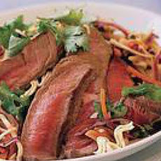 Thai Beef Salad with Crispy Noodles