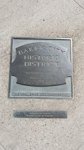 Historic Sidewalk Plaque