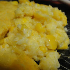 Three Corn and Cheddar Spoon Bread