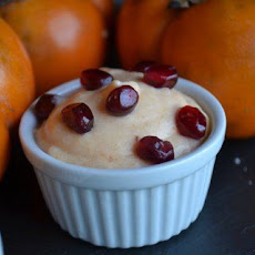 Spiced Persimmon & Blood orange mousse