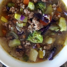 Easy Ground Turkey Soup