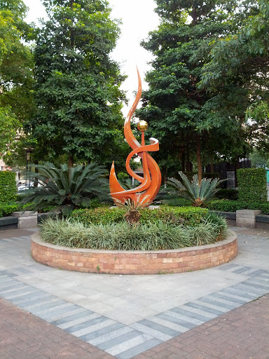 The Statue of red fire 