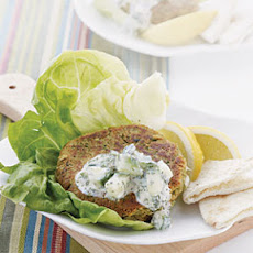Falafel Patties with Tzatziki