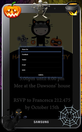 【免費生活App】Halloween PartyInvitationCards-APP點子