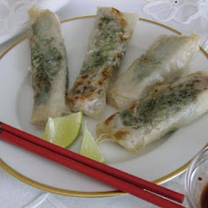 Tuna Spring Rolls With Lime/soy Sauce