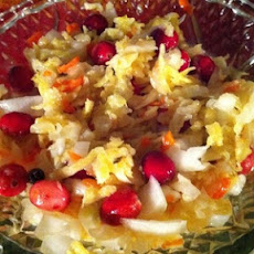 Homemade Sauerkraut with cranberries!