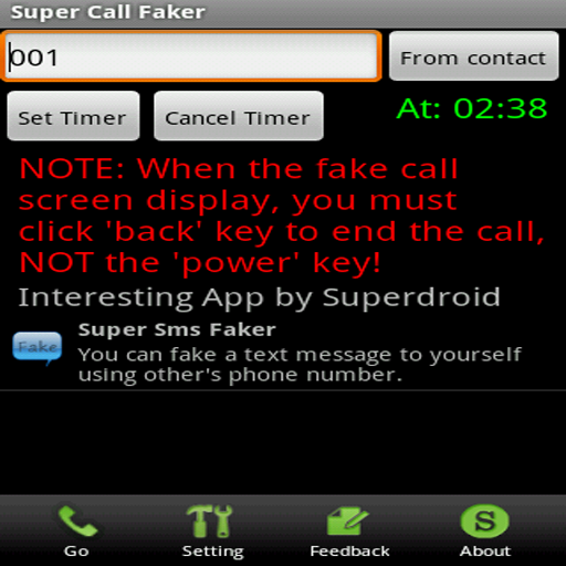 Super Call Faker (Free) LOGO-APP點子