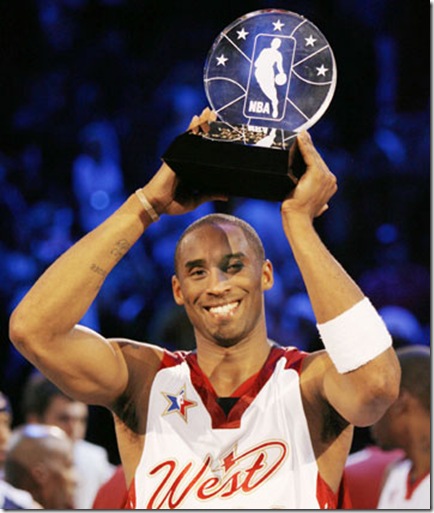 Kobe Bryant 2007 all star mvp picture
