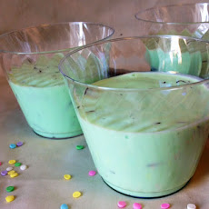 Mint Chocolate Chip Panna Cotta