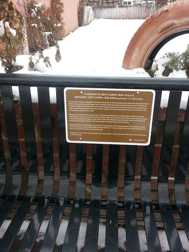 Darien Memorial Bench