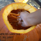 ASE CITY KIDS pumpkin carving fun 10.30.07
