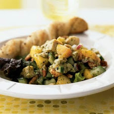 Chicken Salad with Nectarines in Mint Vinaigrette