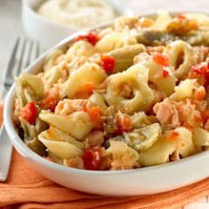 Tortellini & Salmon Salad