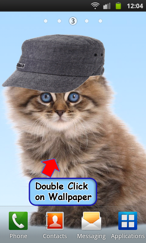Android application Talking Cat. Dances and Purrs. screenshort