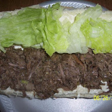 Crock-Pot Shredded Beef Sandwiches