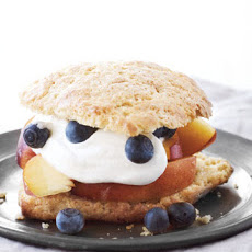 Peaches with Cornmeal Shortcakes