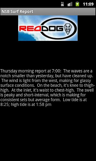 NSB Surf Report