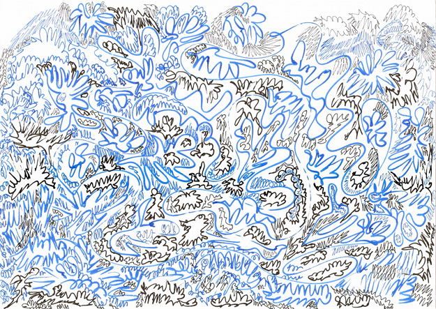 landscape (2008 ~ 21 x 30 cm ~ ink on paper)
