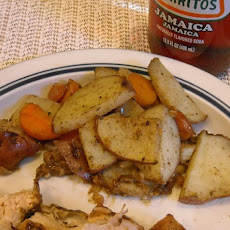 Roasted Veg With Caribbean Dressing