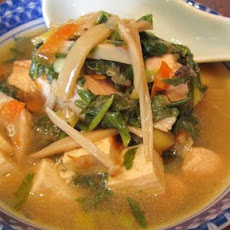 Chicken Mushroom Miso Soup